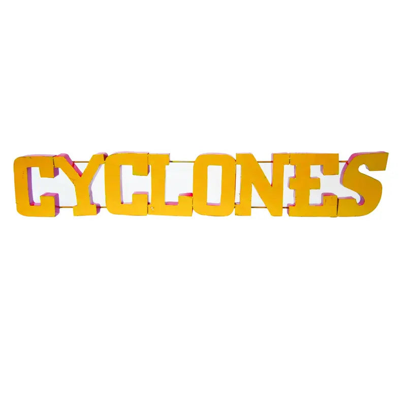 Iowa State "Cyclones" Recycled Metal Wall Decor LRT SALES