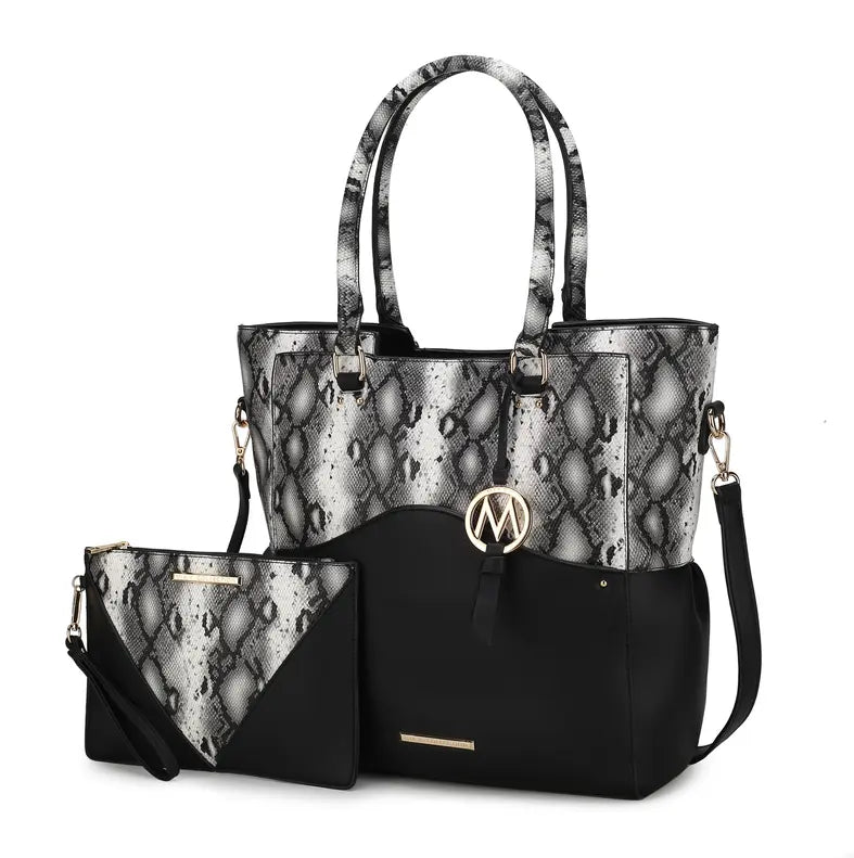Iris Vegan Leather Women's Tote Handbag MKF Colletion by Mia K.
