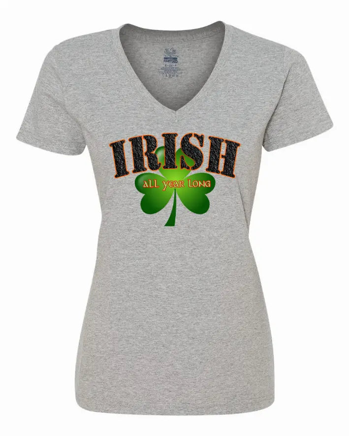 Irish All Year Long Ladies Tee  XLarge Bad Baby Inc