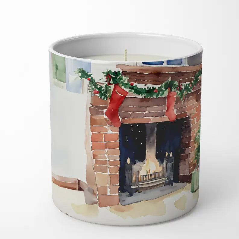 Irish Setter Cozy Christmas Decorative Soy Candle Caroline's Treasures