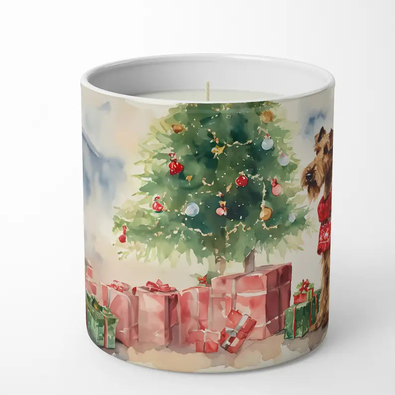 Irish Setter Cozy Christmas Decorative Soy Candle Caroline's Treasures