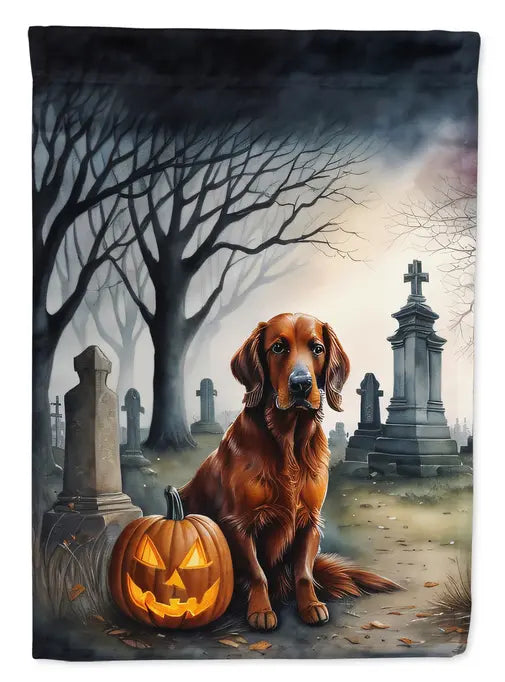 Irish Setter Spooky Halloween Garden Flag Caroline's Treasures