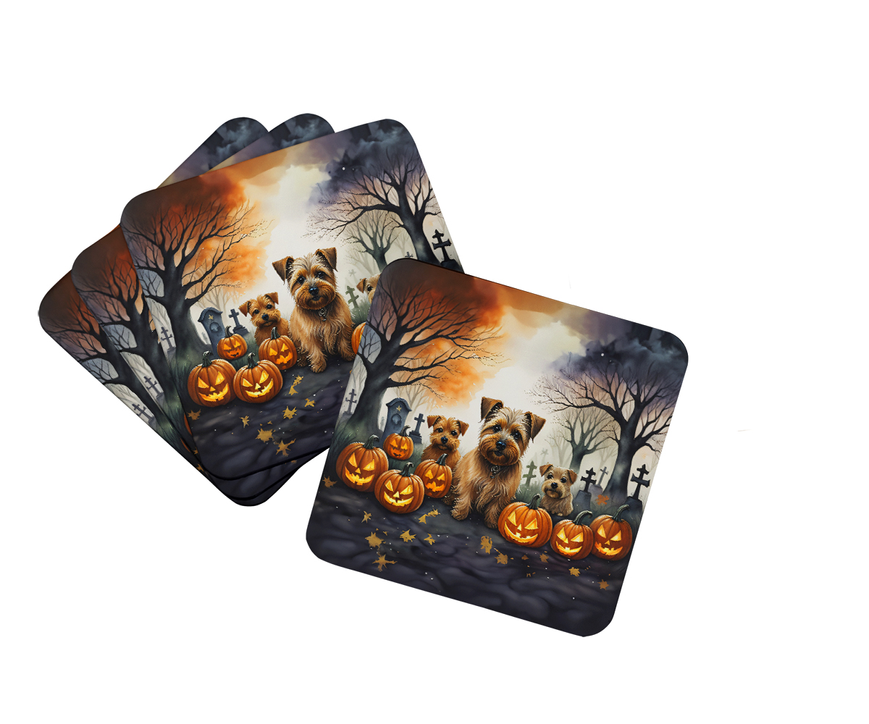 Irish Setter Spooky Halloween Pair of Pot Holders Caroline's Treasures