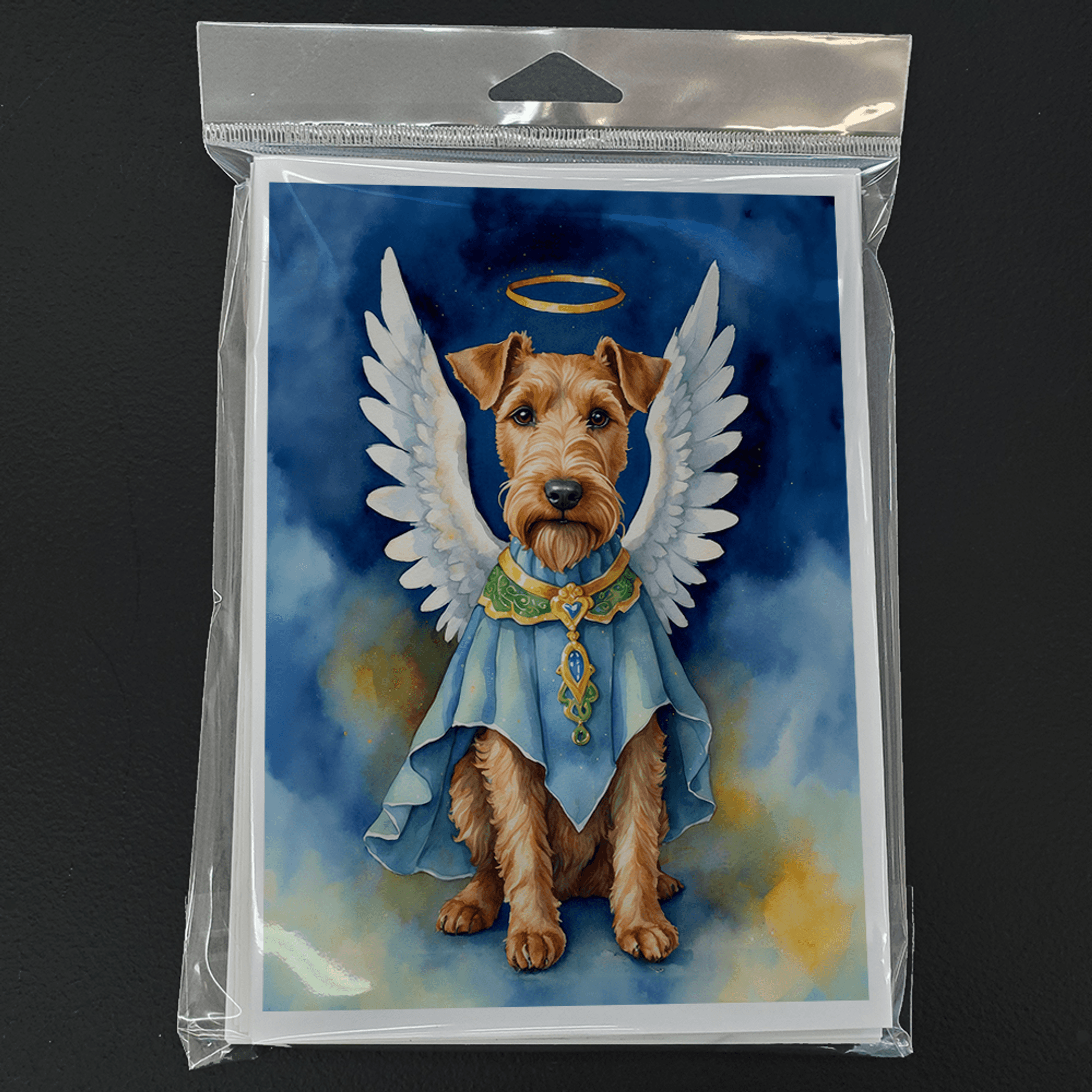 Irish Terrier My Angel Greeting Cards Pack of 8 Caroline's Treasures