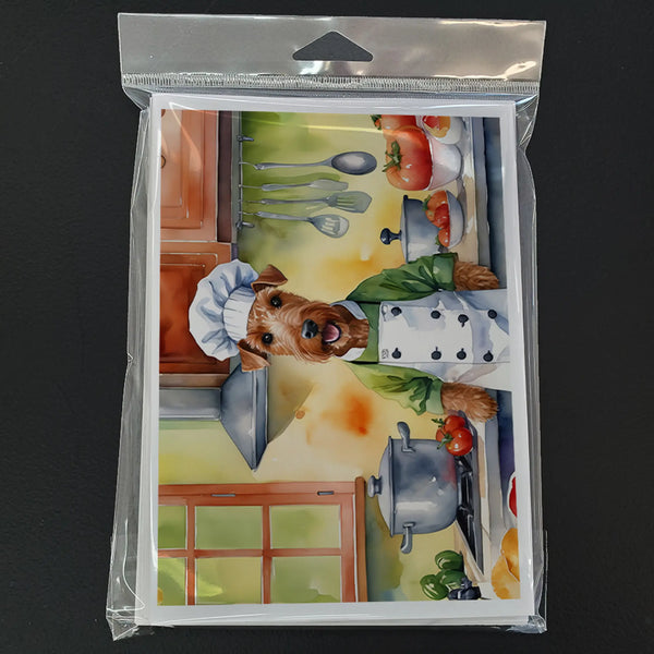 Irish Terrier The Chef Greeting Cards Pack of 8 Caroline's Treasures
