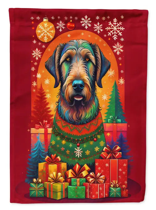 Irish Wolfhound Holiday Christmas Garden Flag Caroline's Treasures