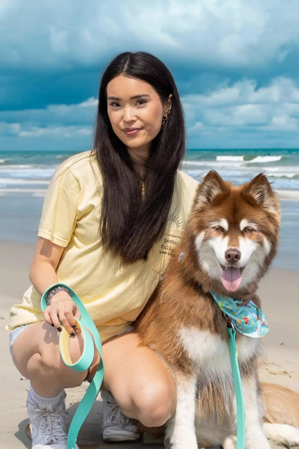 Island Vibes Waterproof Dog Leash Aria the Fox