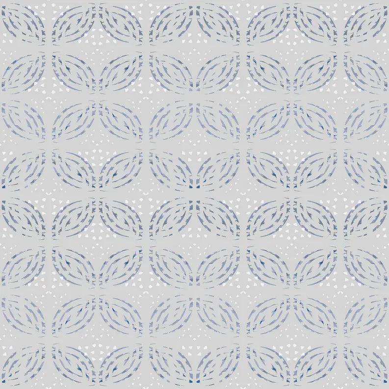Isle de Fleur' Mosaic Farmhouse Peel & Stick Wallpaper SBC-LTD