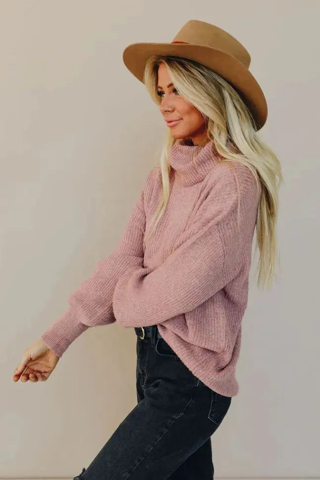 It's the Climb Button Sweater Stay Warm in Style