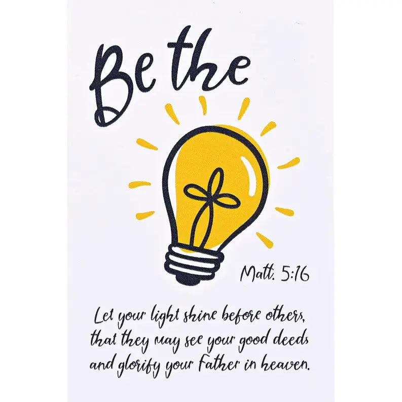 Itty Bitty Card Cross Be The Light Dicksons Inc