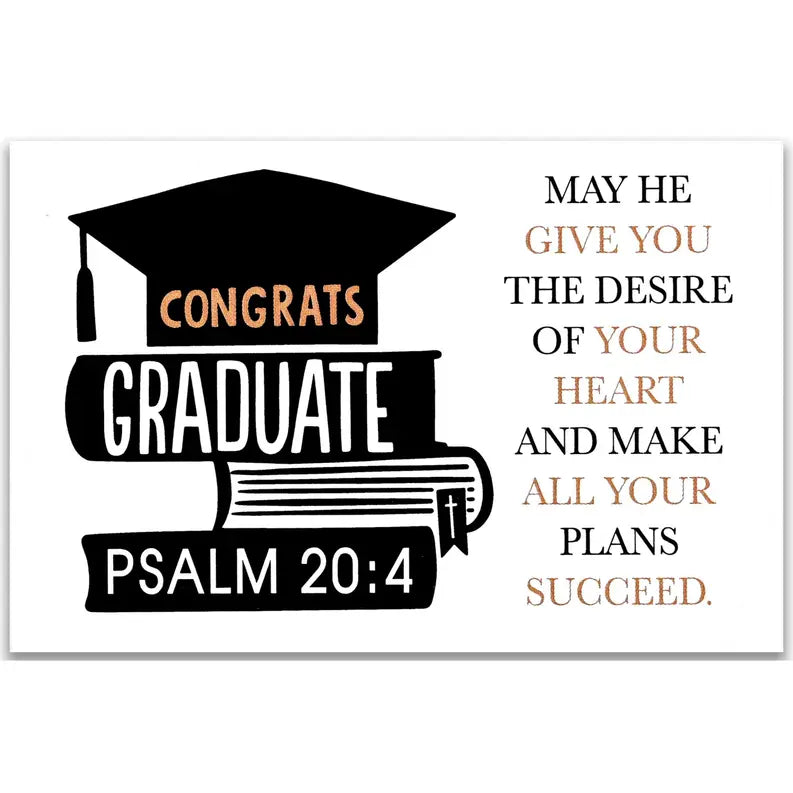 Itty Bitty Congrats Graduate Ps.20:4 3x2 Dicksons Inc