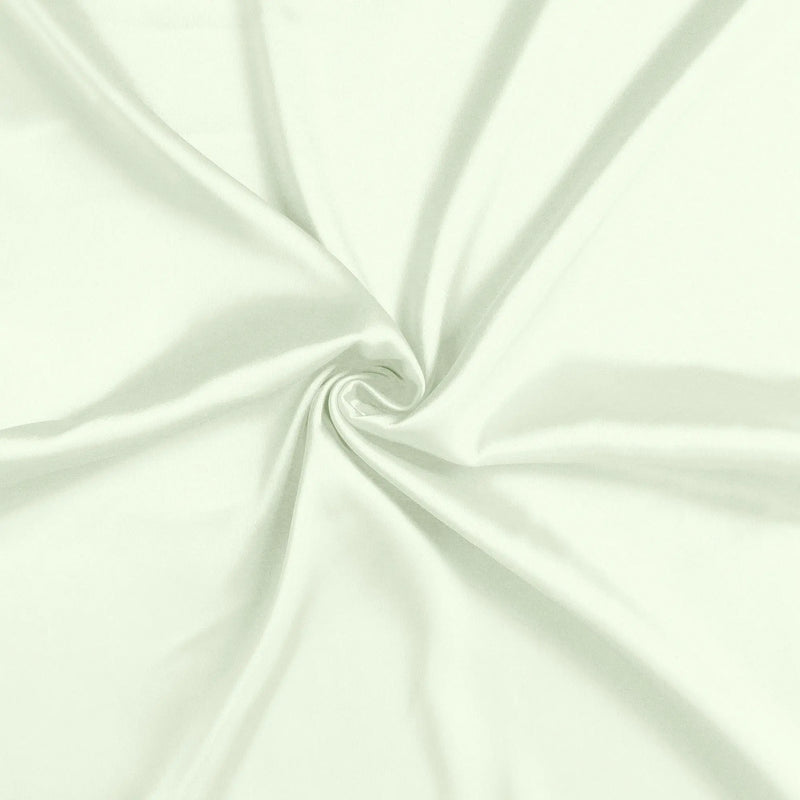 Ivory Dreamy Set Of 2 Silky Satin Standard Pillowcases Homeroots Bed & Bath