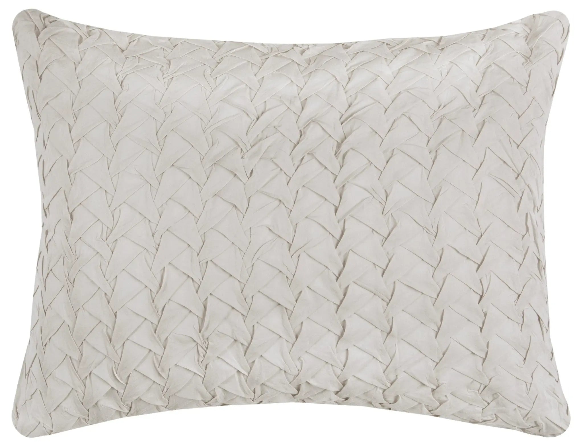 Ivory Geometric Quilt - GreatEagleInc