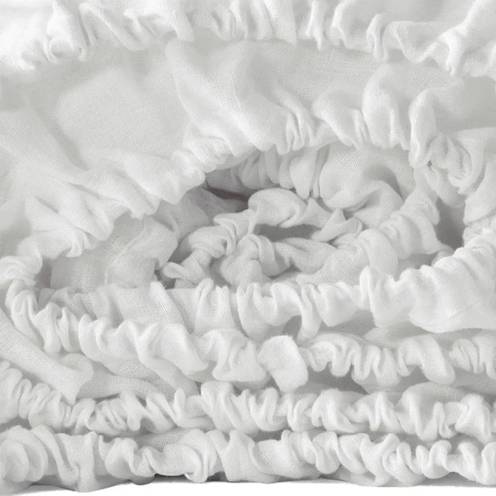 Ivory Linen California King Fitted sheet Homeroots Bed & Bath