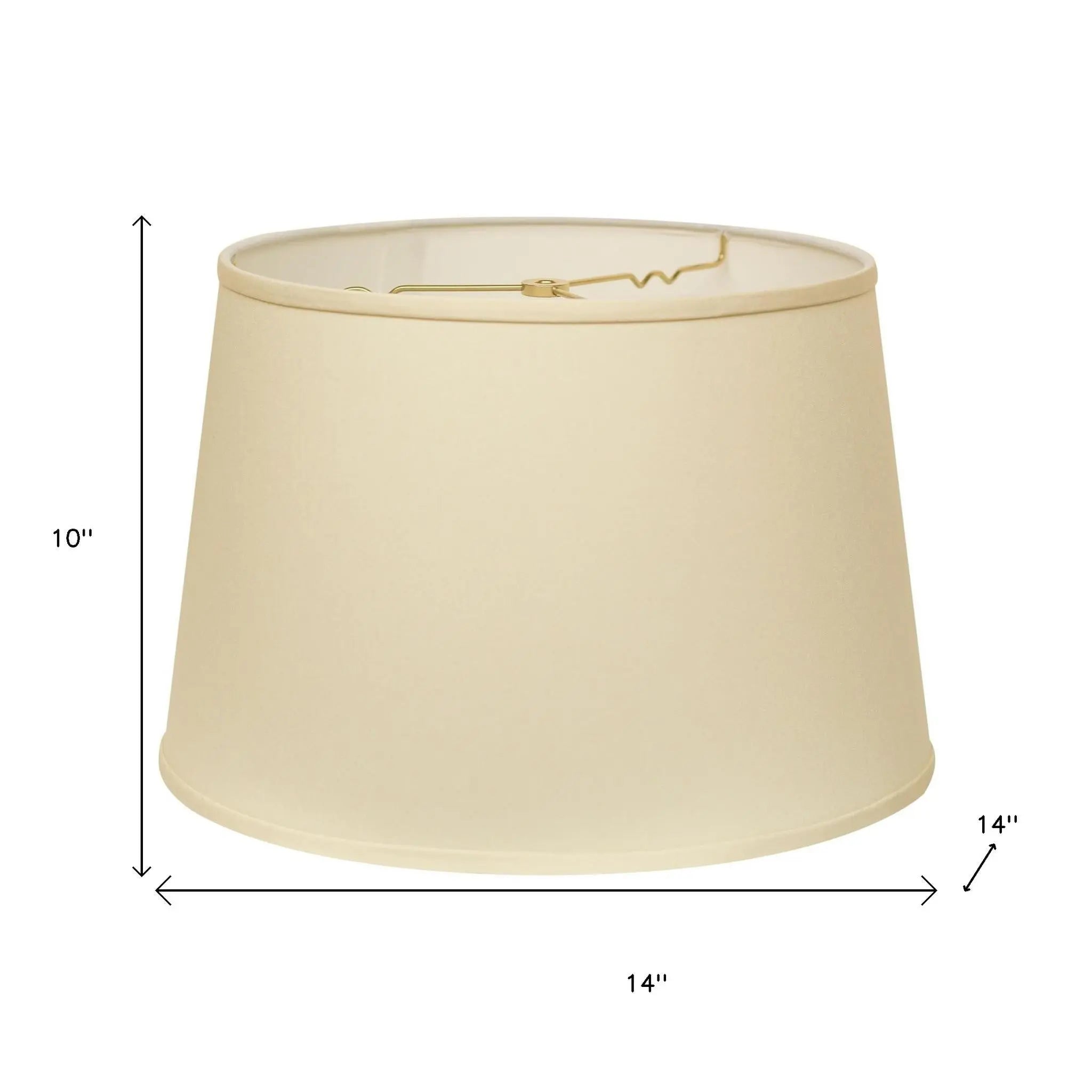 Ivory No Slub Innsbruck Empire Lamp Shade Homeroots Lighting