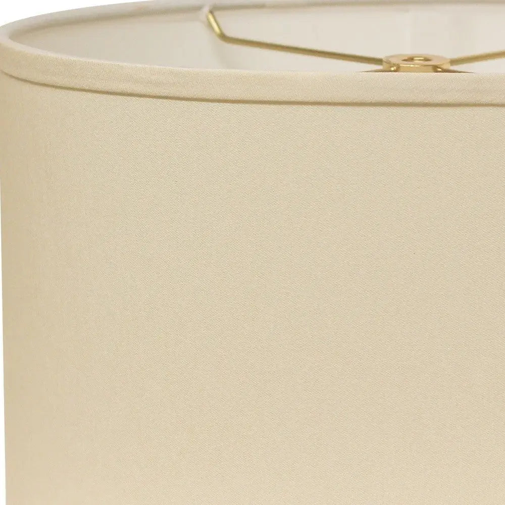 Ivory No Slub Innsbruck Oval Lamp Shade Homeroots Lighting