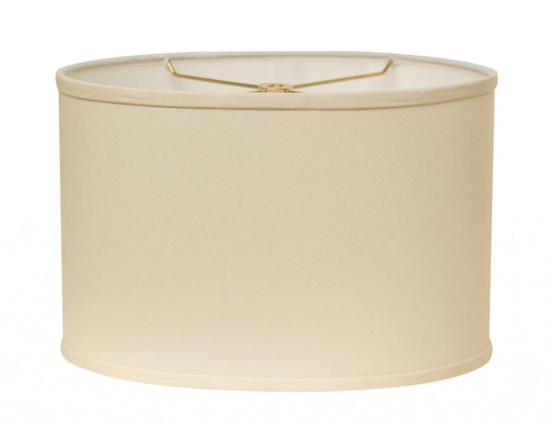 Ivory No Slub Innsbruck Oval Lamp Shade Homeroots Lighting