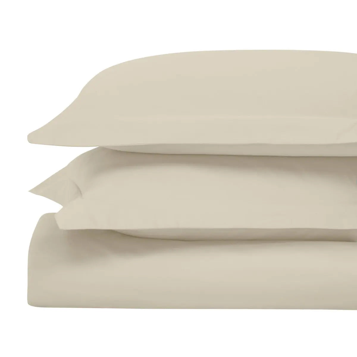 Ivory Twin Cotton Blend Washable Duvet Cover Set Homeroots Bed & Bath
