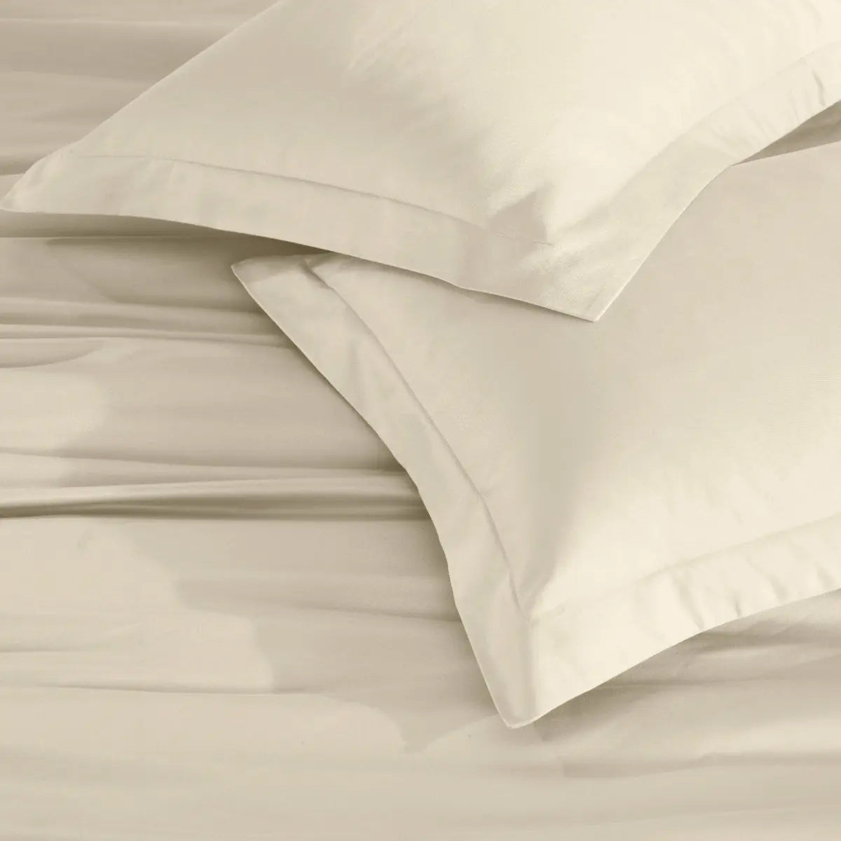 Ivory Twin Cotton Blend Washable Duvet Cover Set Homeroots Bed & Bath