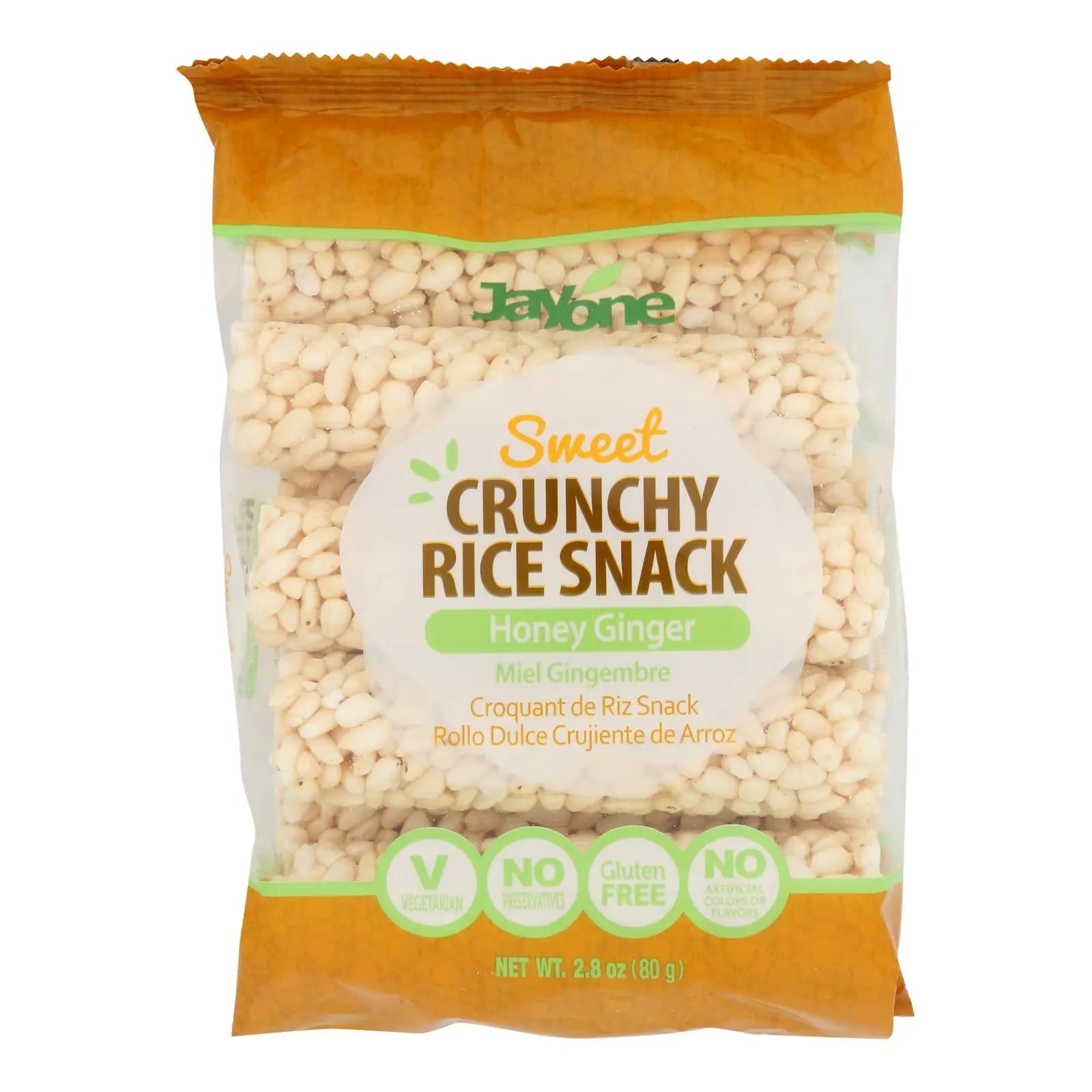 J1 Ginger Roll - Honey Crunch - Case Of 6 - 2.8 Oz J1