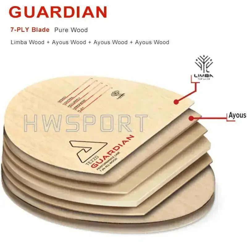 JOOLA-TEZZO-Series-Table-Tennis-Blade-WARRIOR-SPARTAN-GUARDIAN-7-Ply-Ping-Pong-Blade-with-Original-Box-FreeDropship-334726283