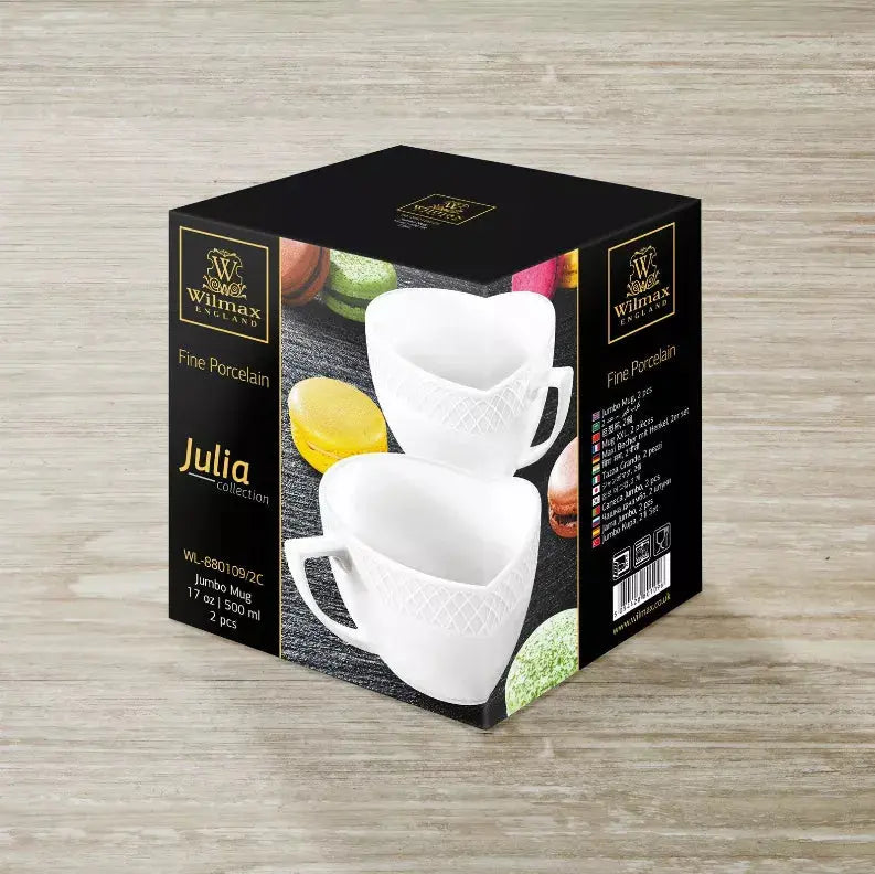 JUMBO MUG 17 FL OZ | 500 ML SET OF 2 IN GIFT BOX Wilmax