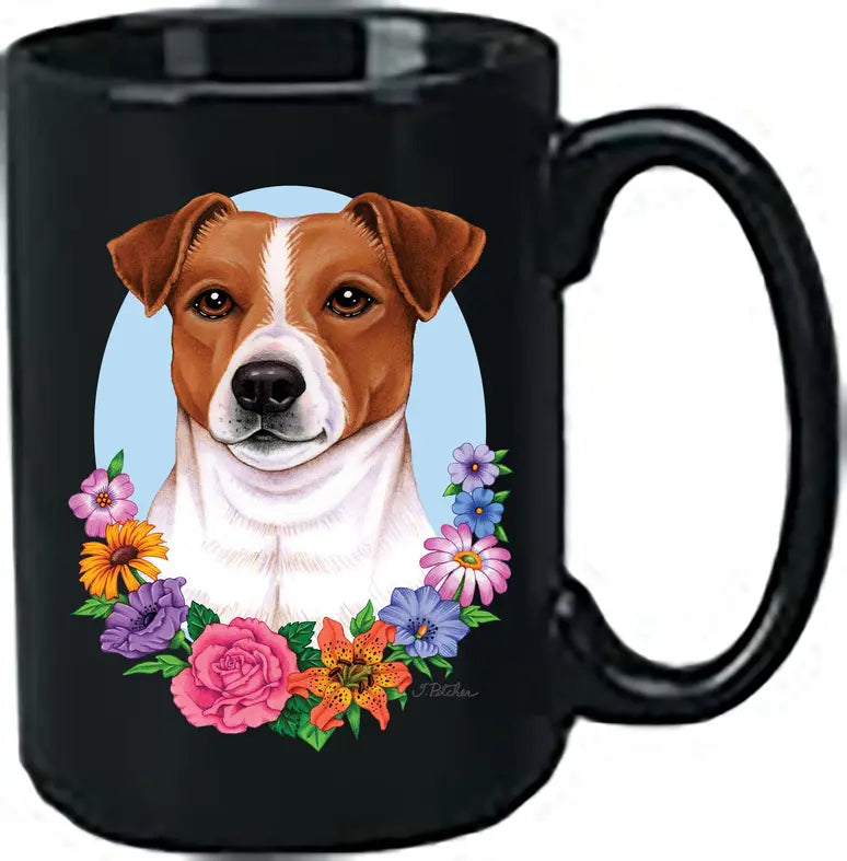 Jack Russell - Best of Breed Ceramic 15oz Coffee Black Mug Best of Breed