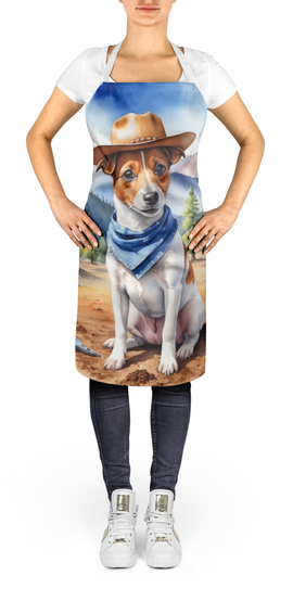 Jack Russell Terrier Cowboy Welcome Apron Caroline's Treasures
