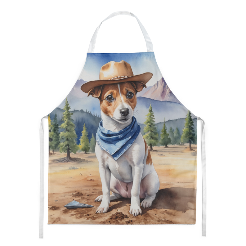 Jack Russell Terrier Cowboy Welcome Apron Caroline's Treasures