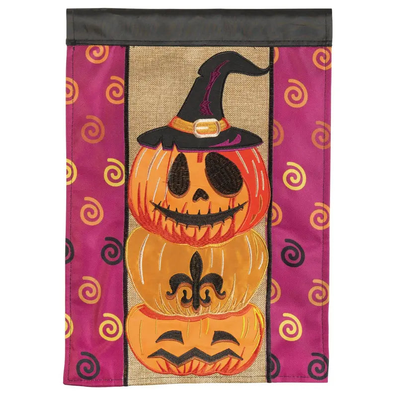 Jackolanter Fleur De Lis Flag Appliq Dicksons Inc