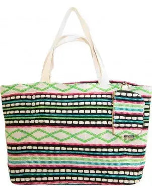 Jacquard Tote with Matching Clutch Vintage Addiction