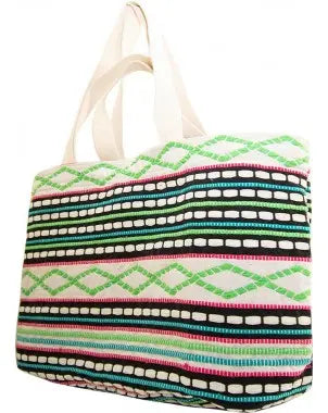 Jacquard Tote with Matching Clutch Vintage Addiction