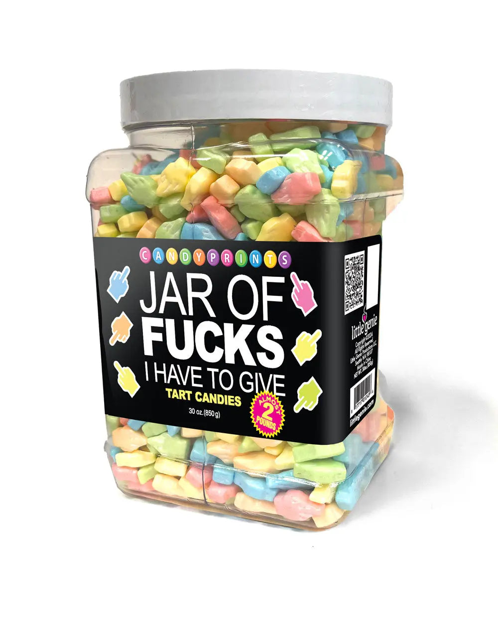 Jar of Fucks I Have to Give – 2lb Tart Candy Little Genie