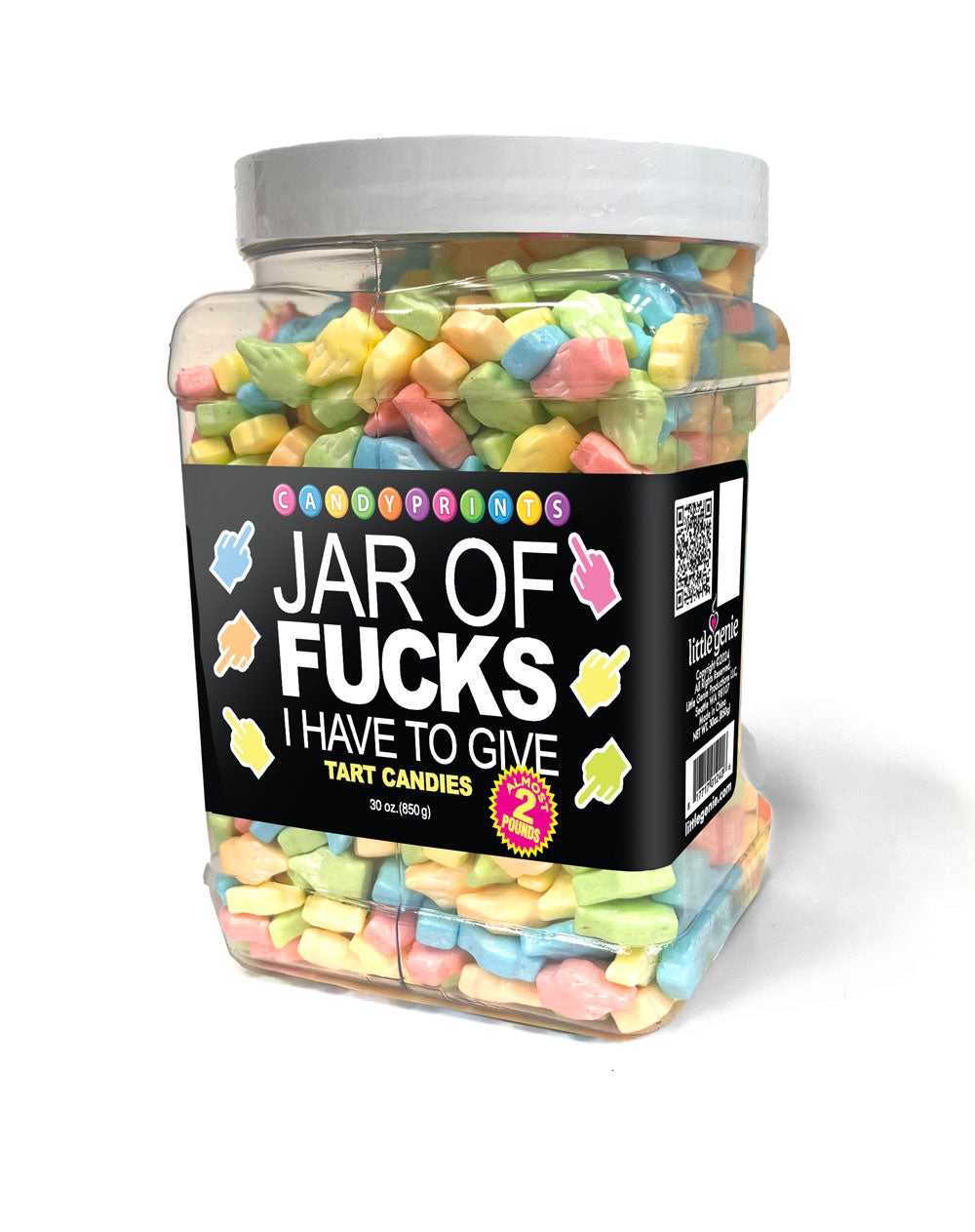 Jar of Fucks I Have to Give – 2lb Tart Candy Little Genie