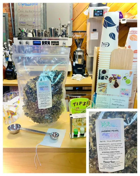 Jasmine Pearls Loose Leaf Green Tea New Line Blending