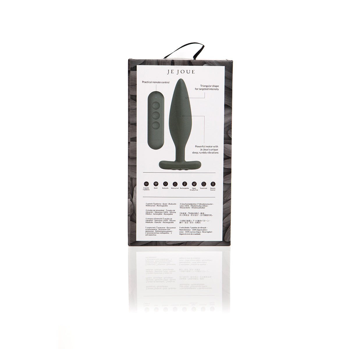 Je Joue Egon Vibrating Plug - Black Je Joue