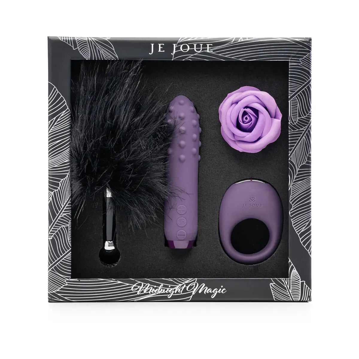 Je Joue Midnight Magic: Duet Bullet, Mio Ring, Feather Tickler, Rose Bath Melt Je Joue