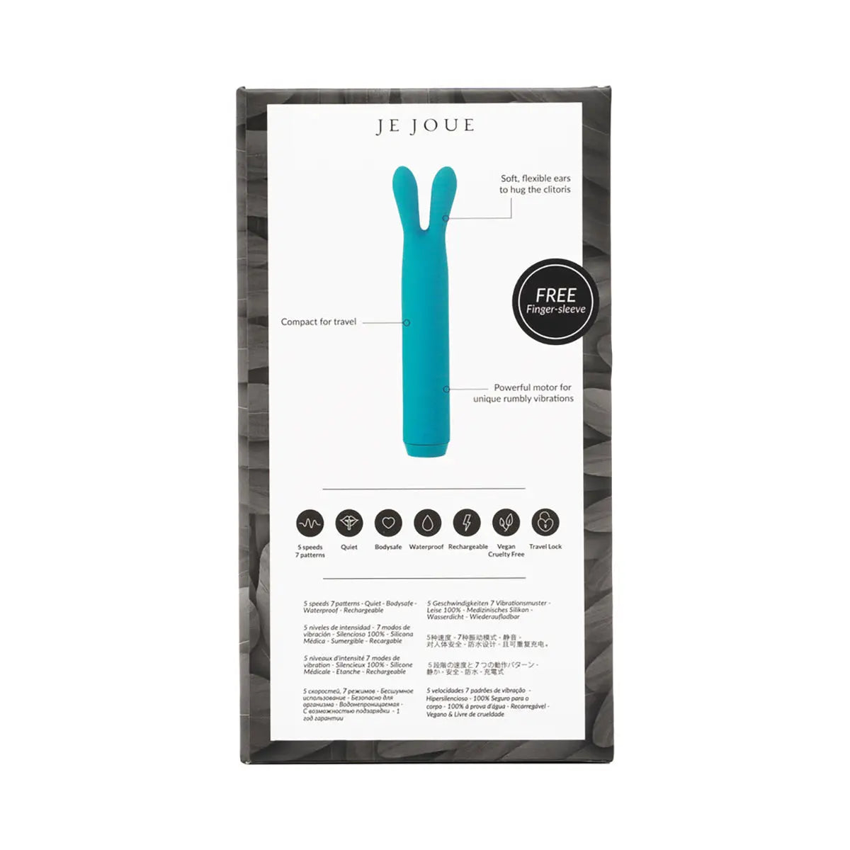 Je Joue Rabbit Bullet - Teal Je Joue