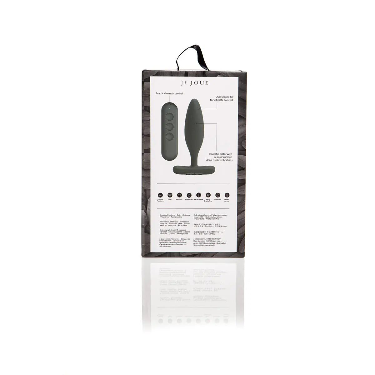Je Joue Vesta Vibrating Plug - Black Je Joue