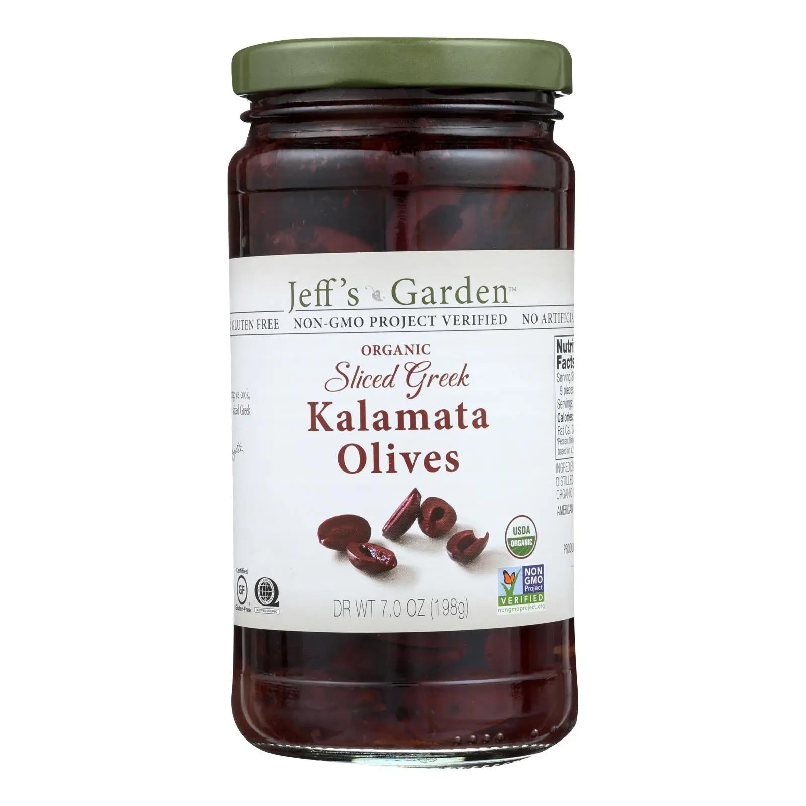 Jeff's Natural Jeff's Natural Kalamata Olive - Kalamata - Case Of 6 - 7 Oz. Jeff's Natural
