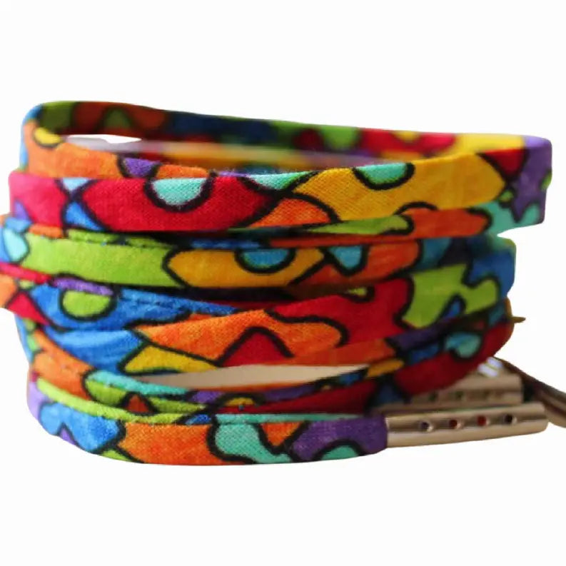 Jigsaw Puzzle Autism Awareness Shoelaces Cutelaces