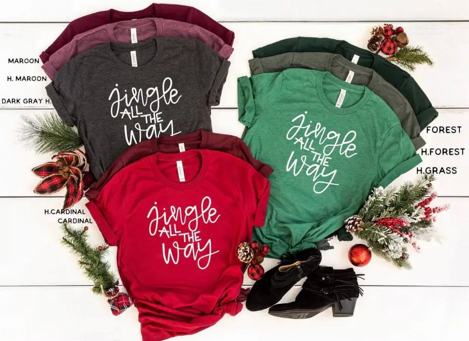 Jingle All the Way | Merry Christmas Tee Pawsome Pet