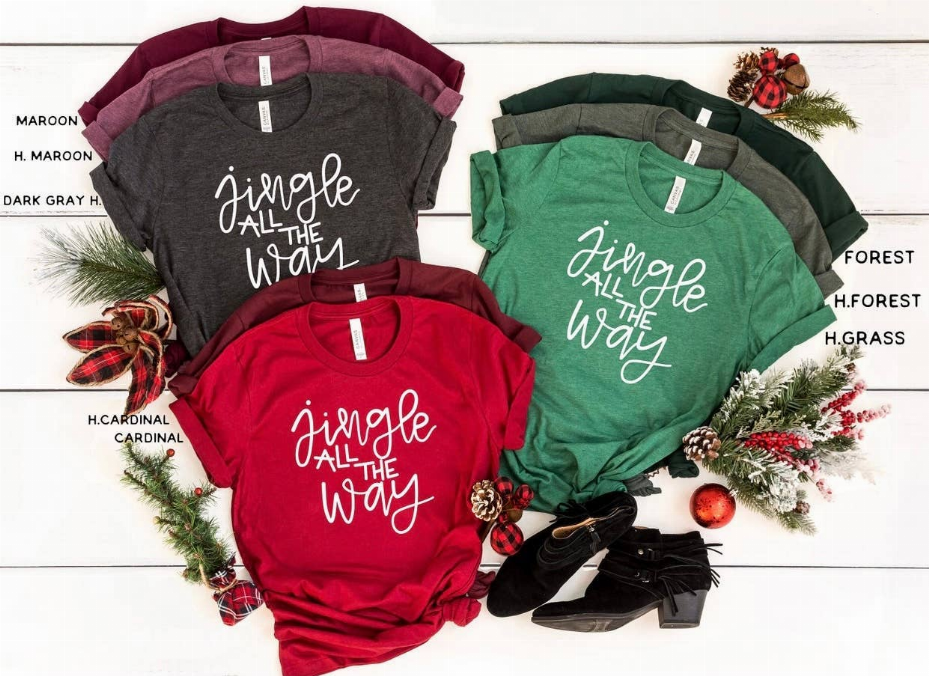 Jingle All the Way | Merry Christmas Tee Pawsome Pet
