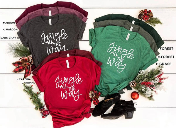 Jingle All the Way | Merry Christmas Tee Pawsome Pet