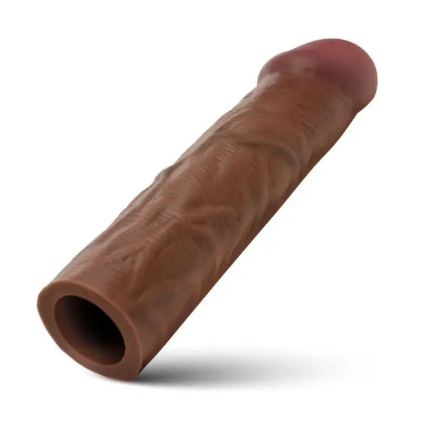 Jock Enhancers 1.5in Realistic Penis Extension Dark CURVE NOVELTIES