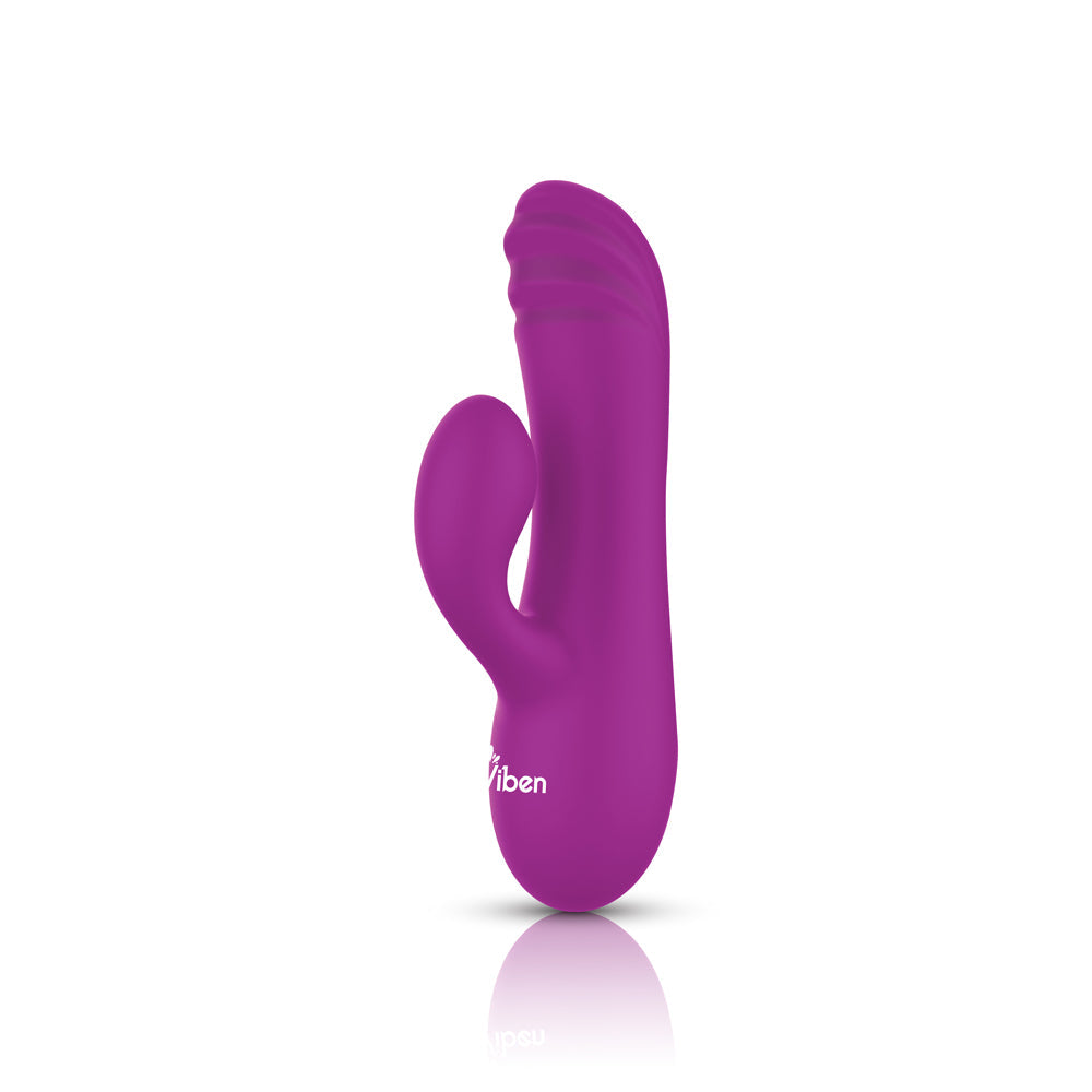 Jolie - Berry - Intense Mini Rabbit Vibe With Pleasure Ridges - GreatEagleInc