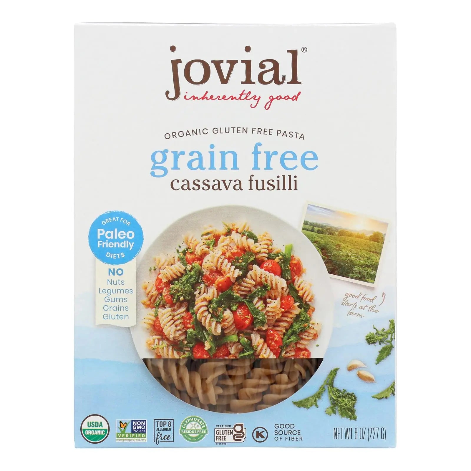Jovial - Pasta Organic Cassava Fusilli - Case Of 6-8 Oz Jovial