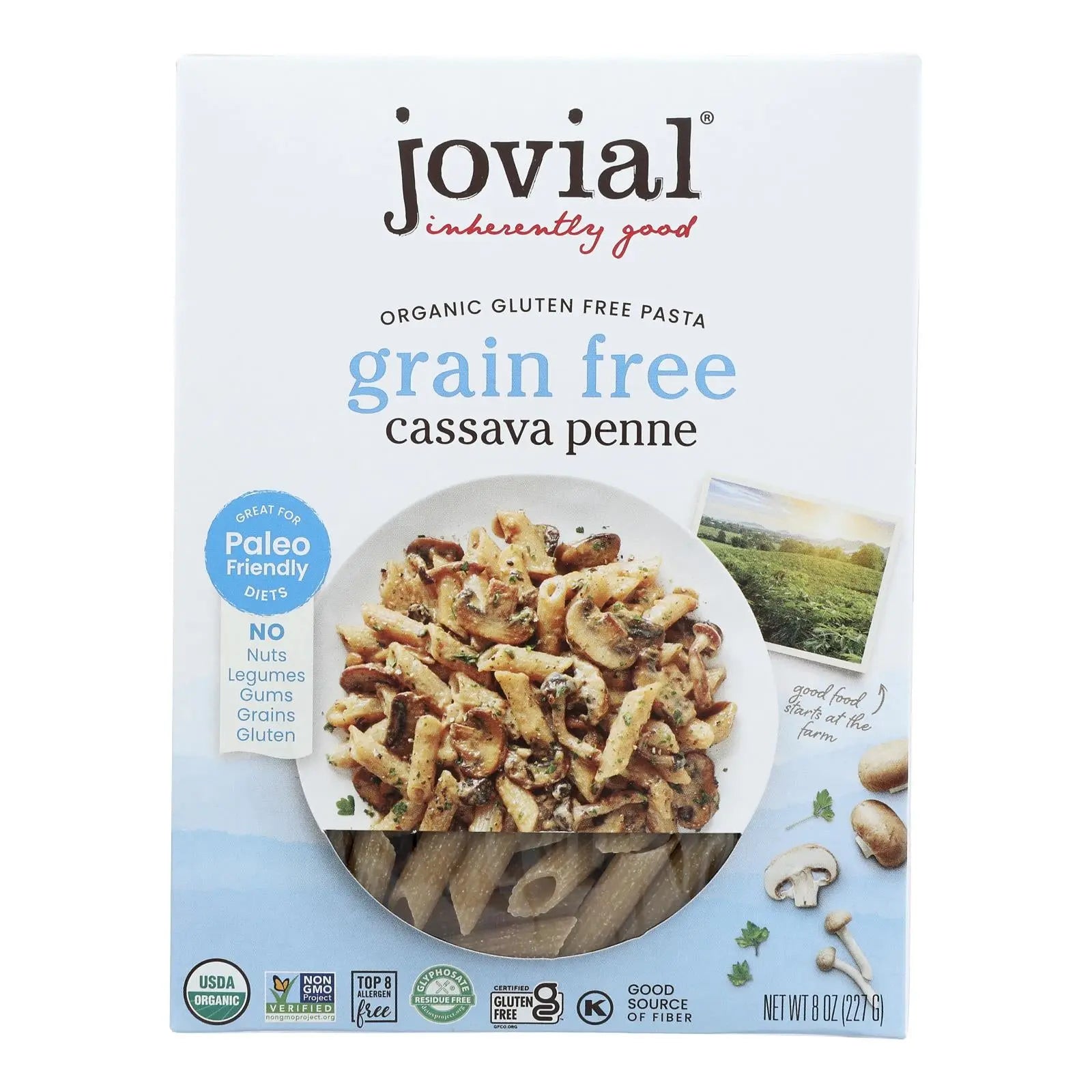 Jovial - Pasta Organic Cassava Penne - Case Of 6-8 Oz Jovial