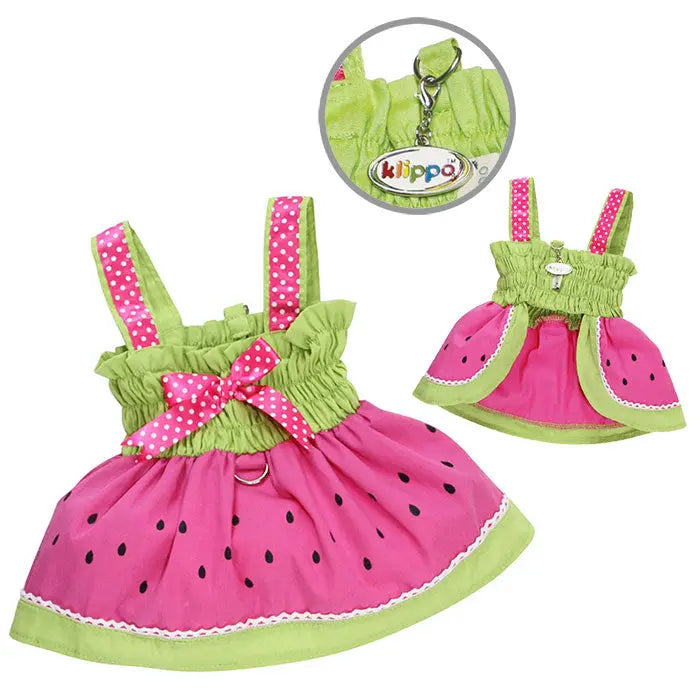 Juicy Watermelon Sundress with Large D-ring Klippo