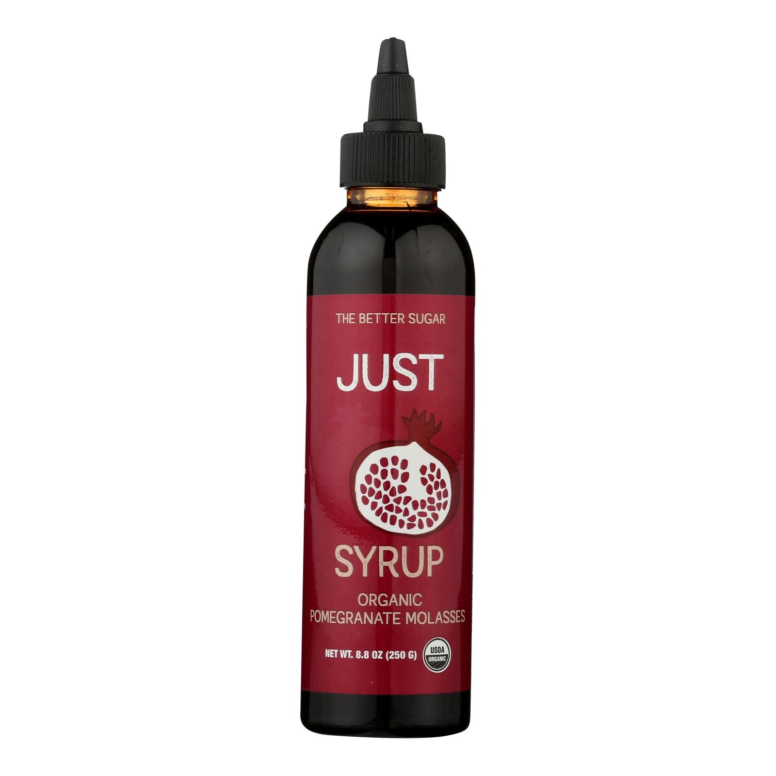 Just Date Syrup - Syrup Pomegranate - Case Of 6-8.8 Oz Just Date Syrup